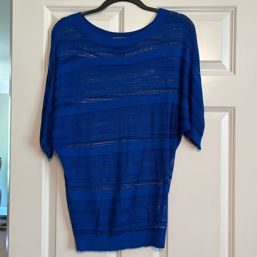 Royal Blue Dolman Sweater Excellent Condition